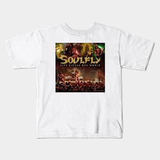 Soulfly Live Ritual Nyc Mmxix Album Cover Kids T-Shirt